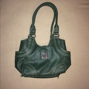 Green Purse with Wallet Pocket